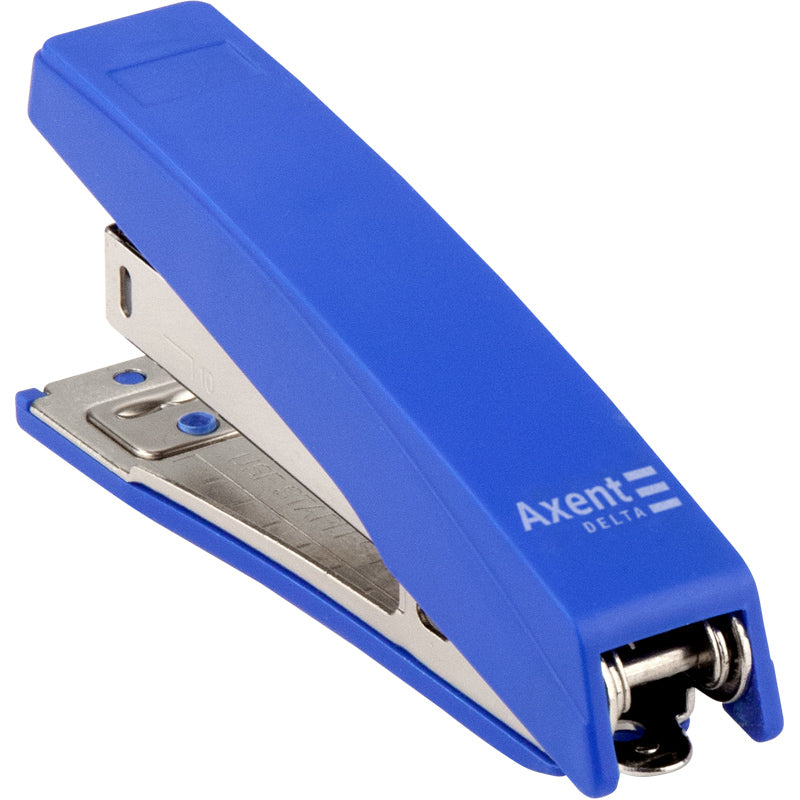 Stapler Delta D4219-02, plastic, №10/5, 10 sheets, blue