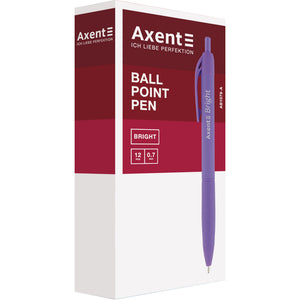 Ballpoint pen Aent Bright AB1079-02-A, retractable, blue