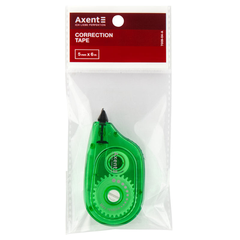 Corrective tape Axent 7009-04-A, 5 mm х 6 m, green