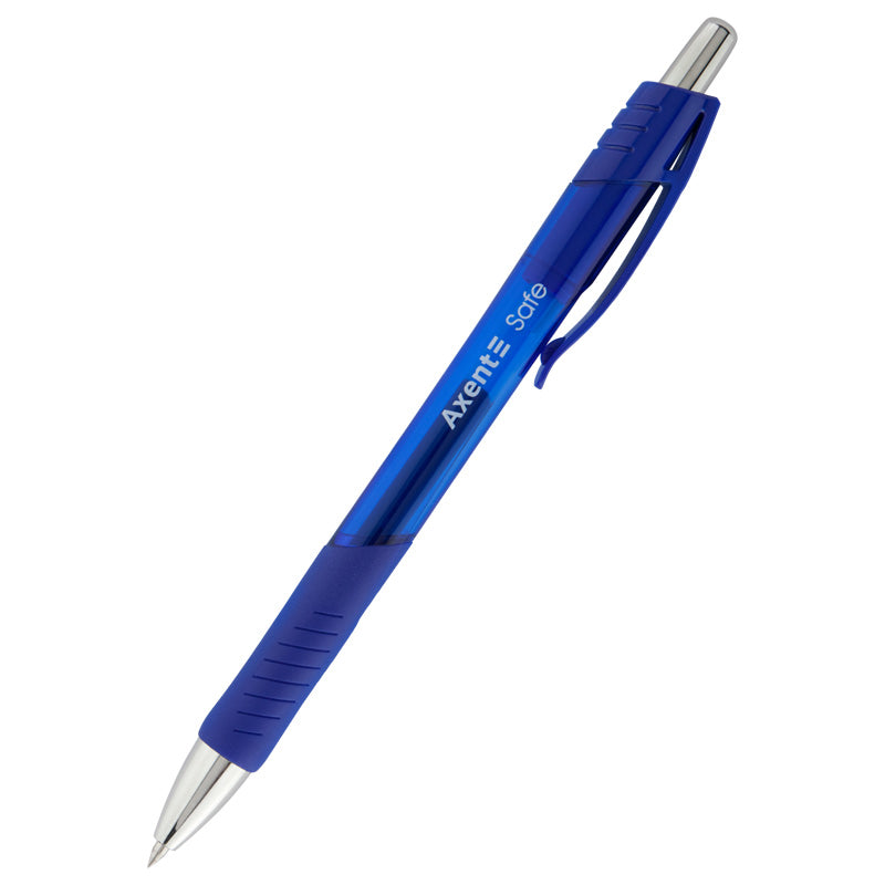 Gel pen Axent Safe AG1074-02-A, retractable, blue