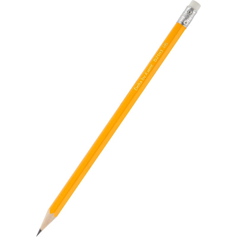 Graphite pencil with eraser Delta D2103, HB