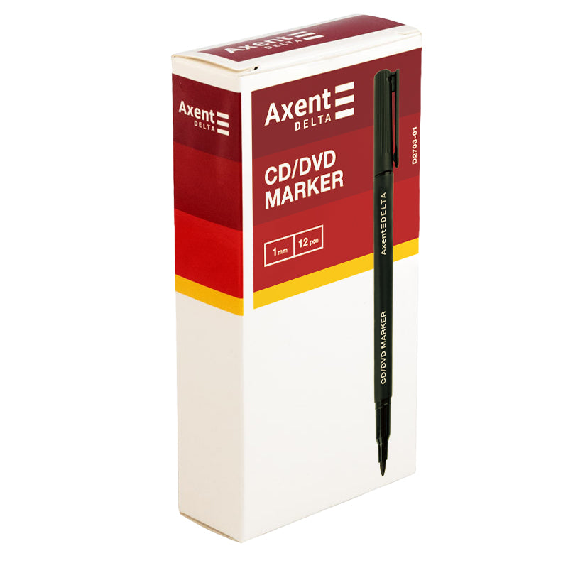 Marker CD/DVD Delta D2703-01, 1.0 mm black