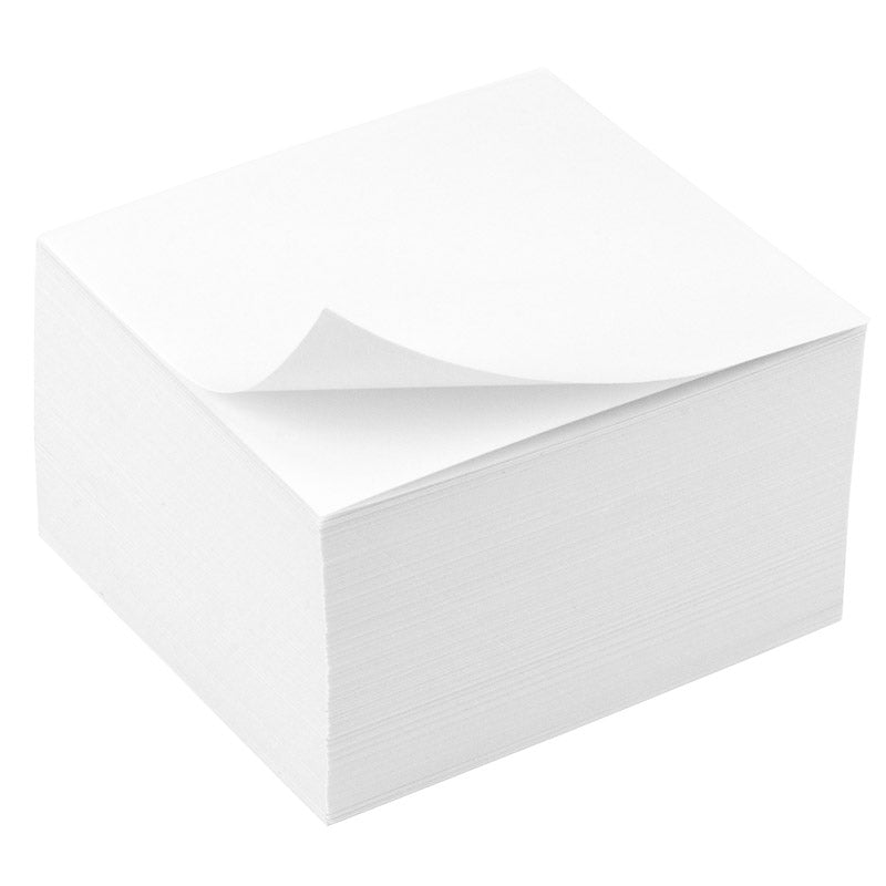 Note paper white Delta D8008, 90x90x50mm, glued