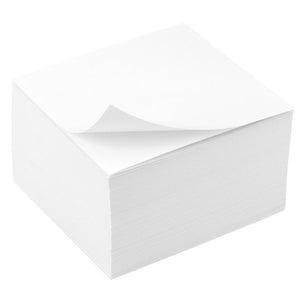 Note paper white Delta D8008, 90x90x50mm, glued