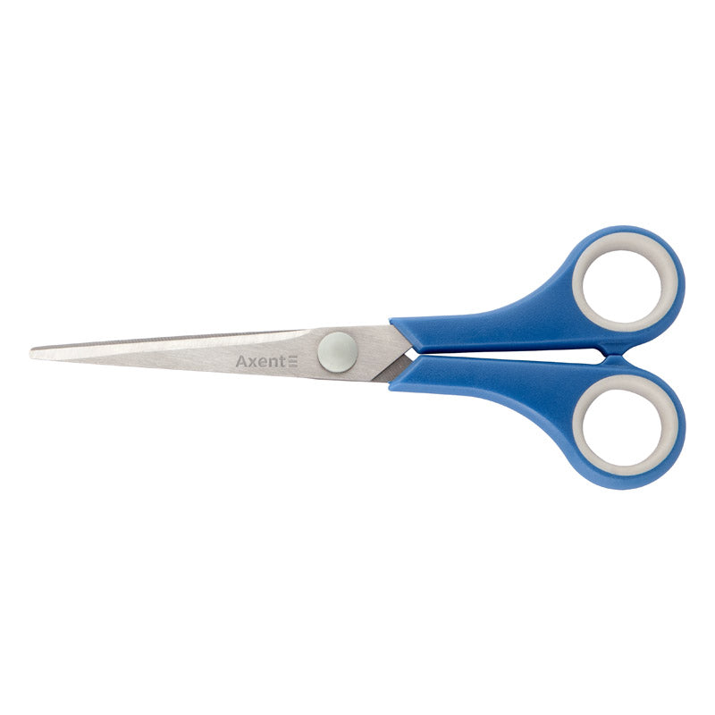 Scissors Axent Standard 6215-02-A, 17 cm, blue