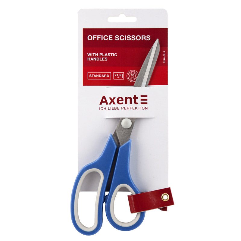 Scissors Axent Standard 6216-02-A, 21.5 cm, blue