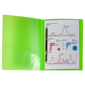 Clip folder Axent 1304-26-A, A4, transparent green