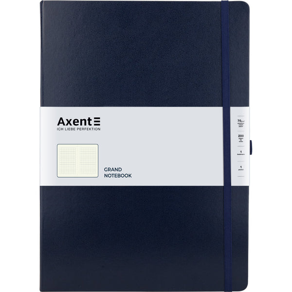 Notes Axent Partner Grand 8203-02-A, 210*295, 100 kartek kratka, niebieski