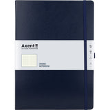 Notebook Axent Partner Grand 8203-02-A, A4, 100 sheets, squared, blue