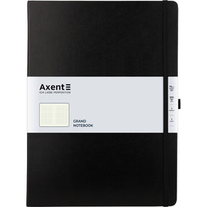 Notes Axent Partner Grand 8203-01-A, 210*295, 100 kartek kratka, czarny