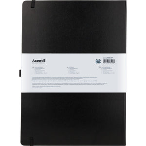 Notes Axent Partner Grand 8203-01-A, 210*295, 100 kartek kratka, czarny