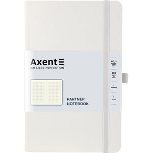 Notebook Axent Partner 8201-21-A, 125*195 mm, 96 sheets, squared, white