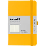 Notebook Axent Partner 8201-08-A, 125*195 mm, 96 sheets, squared, yellow