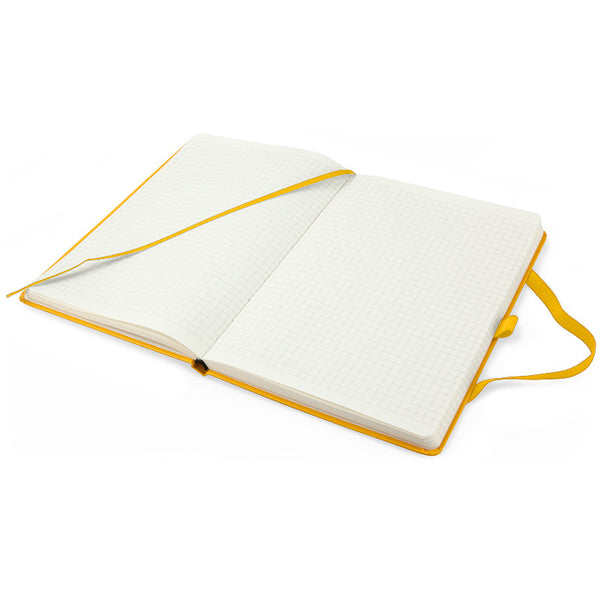 Notebook Axent Partner 8201-08-A, 125*195 mm, 96 sheets, squared, yellow