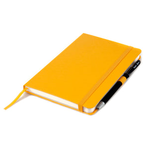 Notebook Axent Partner 8201-08-A, 125*195 mm, 96 sheets, squared, yellow