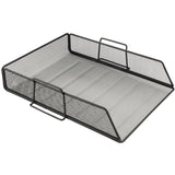 Szuflady na dokumenty Axent 2123-01-A, 80x280x340mm, metalowe, czarne