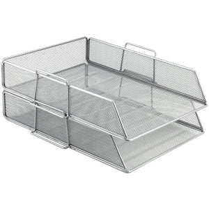 Szuflady na dokumenty Axent 2123-03-A, 80x280x340mm, metalowe, srebrne