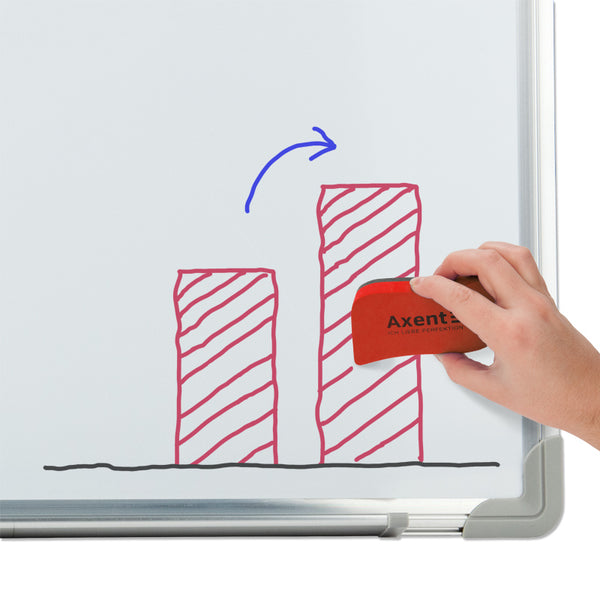 Magnetic wipe for whiteboards Axent 9804-04-A, assorted colors (small)