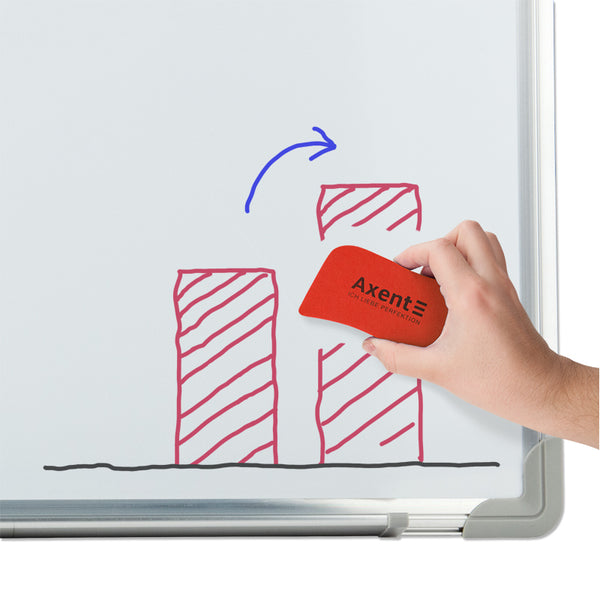 Magnetic wipe for whiteboards Axent 9804-04-A, assorted colors (small)