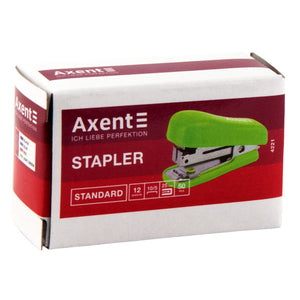 Stapler Axent Standard 4221-02-A, plastic, №10/5, 12 sheets, blue