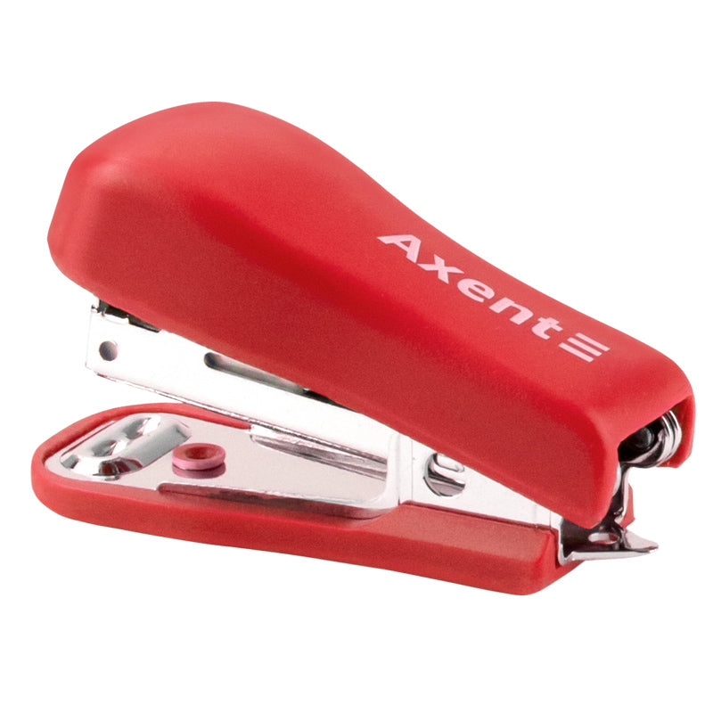 Stapler Axent Standard 4221-06-A, plastic, №10/5, 12 sheets, red