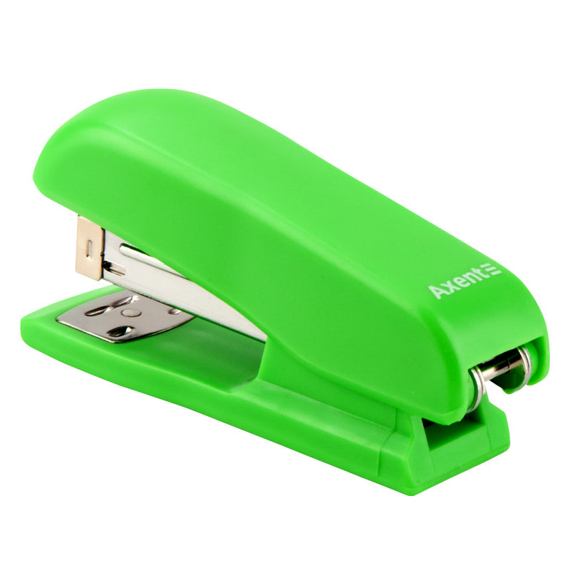 Stapler Axent Standard 4223-09-A, plastic, №24/6, 20 sheets, light green