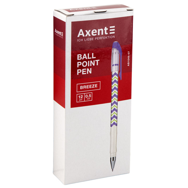 Ballpoint pen Axent Breeze AB1049-07-A, 0,5 mm, blue
