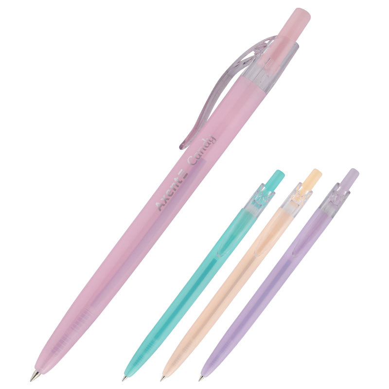 Ballpoint pen Axent Candy AB1084-02-A, blue