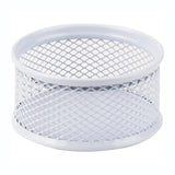 Staples holder Axent 2113-21-A, 80x80x40 mm, metal, white