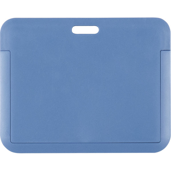 Name badge Axent 4500H-02-A, vertical, PP, navy