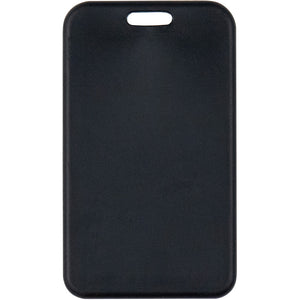 Name badge Axent SoftTouch 4550V-01-A, vertical, PP, black