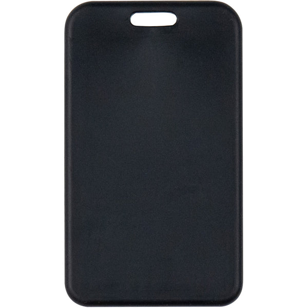 Name badge Axent SoftTouch 4550V-01-A, vertical, PP, black