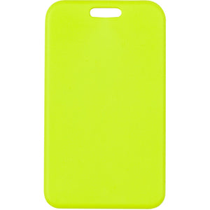 Name badge Axent SoftTouch 4550V-09-A, vertical, PP, light green