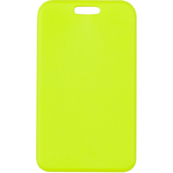 Name badge Axent SoftTouch 4550V-09-A, vertical, PP, light green