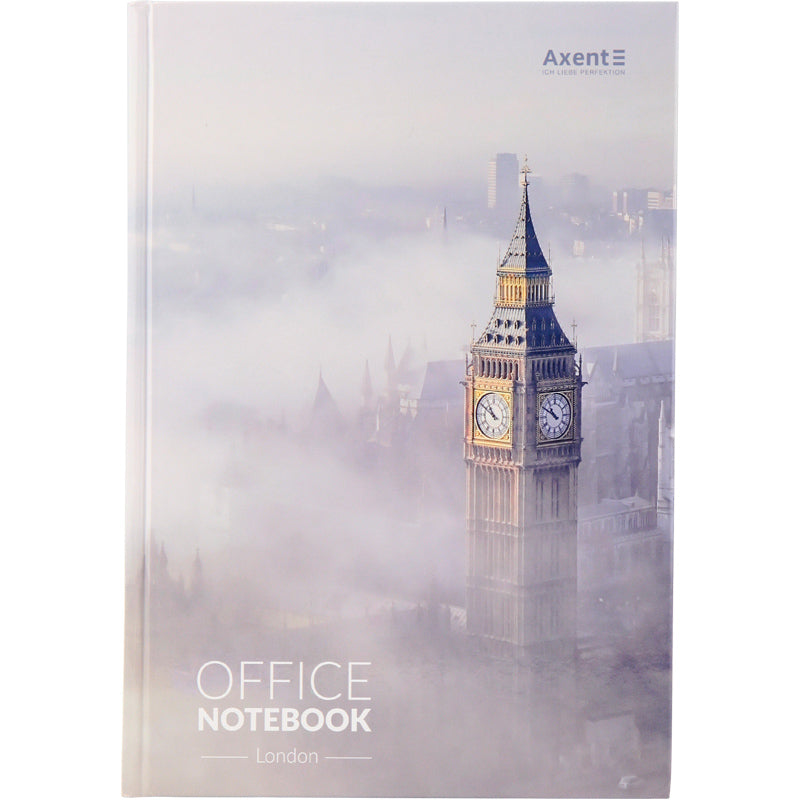 Notes Axent City London 8423-23-A, A4, 210x295 mm, 192 kartki, kratka
