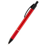 Semi-gel pen Axent Prestige AB1086-06-02, retractable, red body, blue