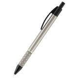 Semi-gel pen Axent Prestige AB1086-03-02, retractable, grey body, blue