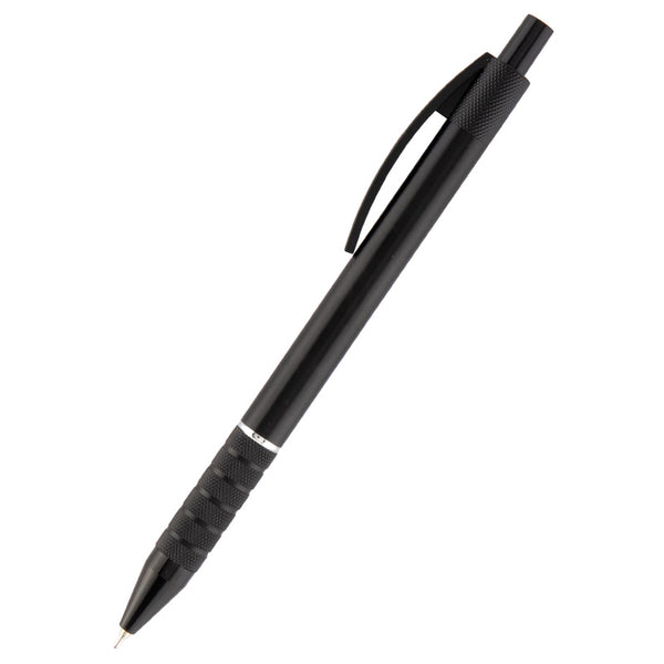 Semi-gel pen Axent Prestige AB1086-01-02, retractable, black body, blue