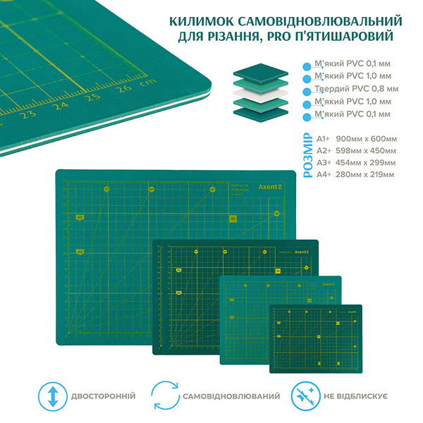 Cutting mat Axent Pro 7907-A, A4