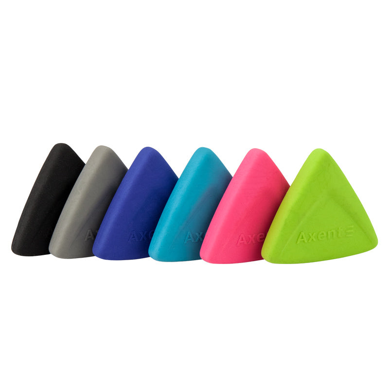 Soft erazer Axent Triangle 1195-A, assorted colors