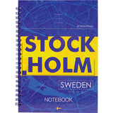 Spiral notebook Axent Flags Stockholm 8032-08-A, A5, 96 sheets, hard cover