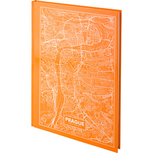 Notes Axent Maps Prague 8422-542-A, А4, 96 kartek, kratka, brzoskwiniowy