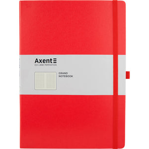 Notebook Axent Partner Grand 8203-06-A, A4, 100 sheets, squared, red
