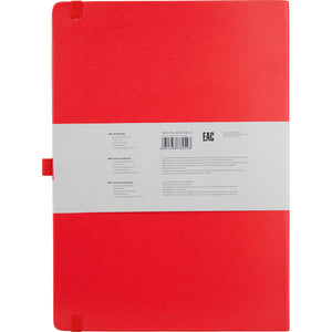 Notebook Axent Partner Grand 8203-06-A, A4, 100 sheets, squared, red
