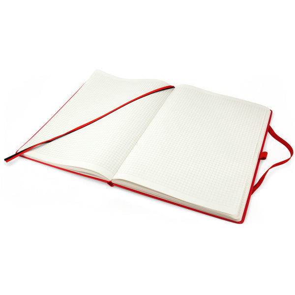 Notebook Axent Partner Grand 8203-06-A, A4, 100 sheets, squared, red
