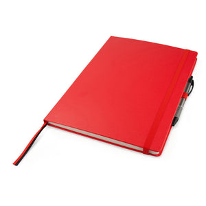 Notebook Axent Partner Grand 8203-06-A, A4, 100 sheets, squared, red