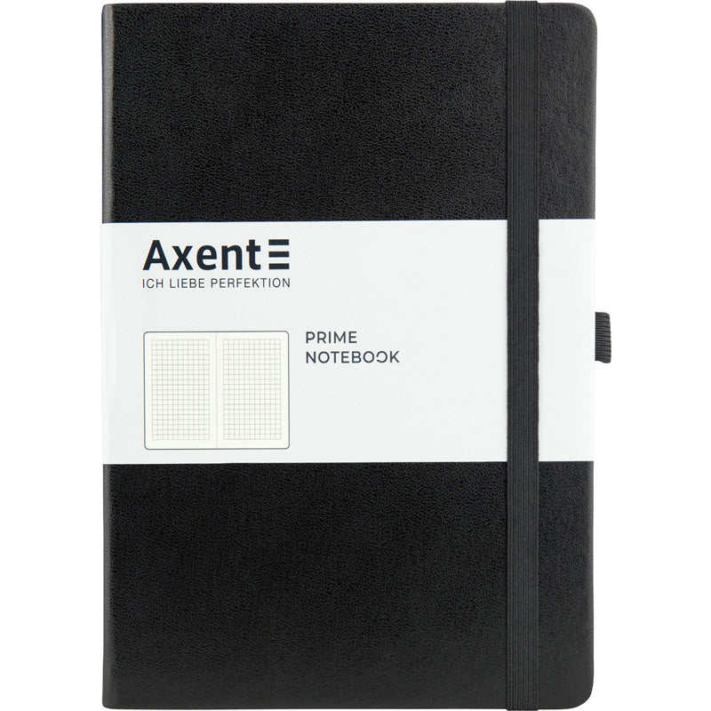 Notebook Axent Partner Prime 8305-01-A, A5, 96 sheets, squared, black