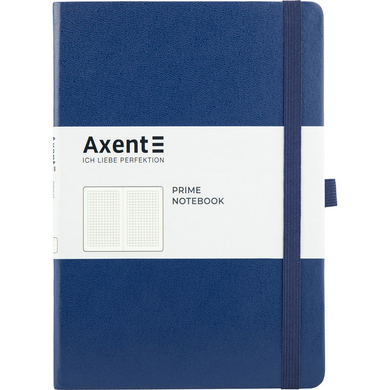 Notebook Axent Partner Prime 8305-02-A, A5, 96 sheets, squared, navy