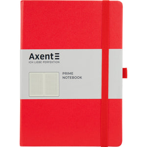Notes Axent Partner Prime 8305-06-A, 145*210, 96 kartek, kratka, czerwony