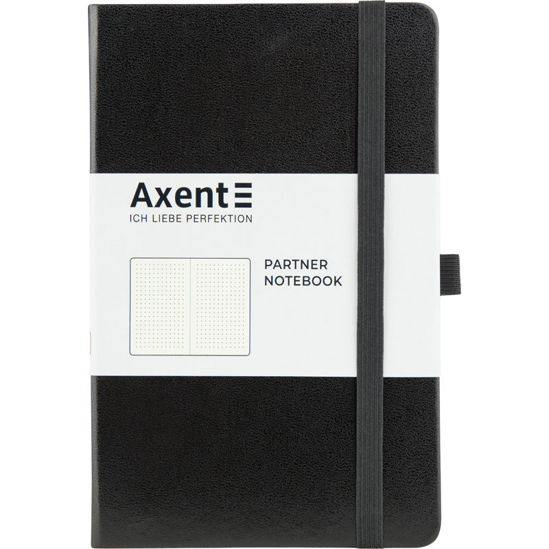 Notebook Axent Partner 8306-01-A, 125*195, 96 sheets, dotted, black